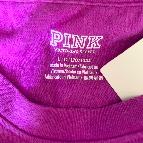 PINK Perfect short sleeve T-shirt size large - Picture 5 of 6